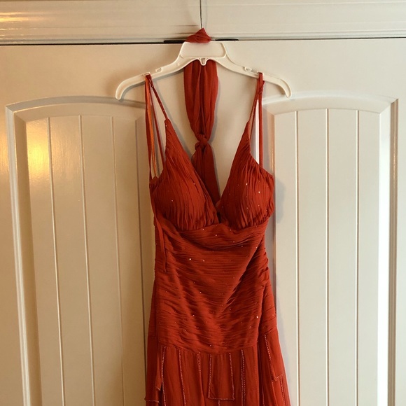 Orange formal dress - Picture 2 of 5